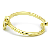 Load image into Gallery viewer, LO4034 - Flash Gold Brass Ring with No Stone