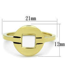 Load image into Gallery viewer, TK2033 - IP Gold(Ion Plating) Stainless Steel Ring with No Stone