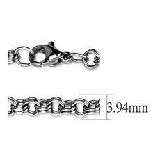 Load image into Gallery viewer, TK2438 - High polished (no plating) Stainless Steel Chain with No Stone