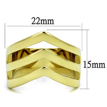 Load image into Gallery viewer, TK2733 - IP Gold(Ion Plating) Stainless Steel Ring with No Stone