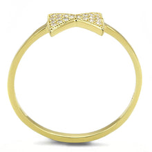 Load image into Gallery viewer, TS593 - Gold 925 Sterling Silver Ring with AAA Grade CZ  in Clear