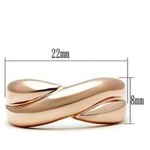 Load image into Gallery viewer, GL208 - IP Rose Gold(Ion Plating) Brass Ring with No Stone