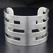Load image into Gallery viewer, LO1948 - High polished (no plating) Stainless Steel Bangle with No Stone