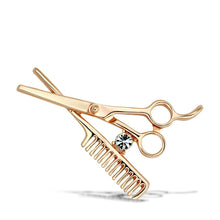 Load image into Gallery viewer, LO2768 - Flash Rose Gold White Metal Brooches with Top Grade Crystal  in Clear