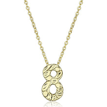 Load image into Gallery viewer, LO3466 - Flash Gold Brass Chain Pendant with Top Grade Crystal  in Clear
