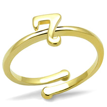 Load image into Gallery viewer, LO4004 - Flash Gold Brass Ring with No Stone