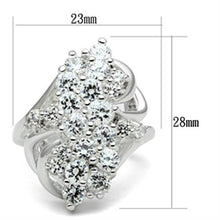 Load image into Gallery viewer, SS016 - Silver 925 Sterling Silver Ring with AAA Grade CZ  in Clear