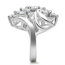 Load image into Gallery viewer, SS016 - Silver 925 Sterling Silver Ring with AAA Grade CZ  in Clear