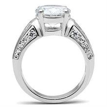 Load image into Gallery viewer, SS031 - Silver 925 Sterling Silver Ring with AAA Grade CZ  in Clear