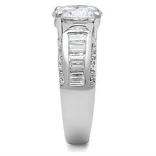Load image into Gallery viewer, SS031 - Silver 925 Sterling Silver Ring with AAA Grade CZ  in Clear