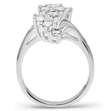 Load image into Gallery viewer, SS033 - Silver 925 Sterling Silver Ring with AAA Grade CZ  in Clear