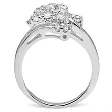 Load image into Gallery viewer, SS036 - Silver 925 Sterling Silver Ring with AAA Grade CZ  in Clear