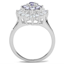 Load image into Gallery viewer, SS037 - Silver 925 Sterling Silver Ring with AAA Grade CZ  in Multi Color
