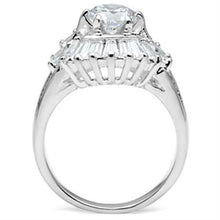 Load image into Gallery viewer, SS039 - Silver 925 Sterling Silver Ring with AAA Grade CZ  in Clear