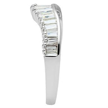 Load image into Gallery viewer, SS044 - Silver 925 Sterling Silver Ring with AAA Grade CZ  in Clear