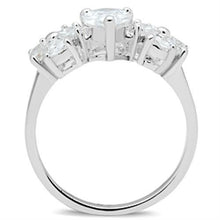 Load image into Gallery viewer, SS057 - Silver 925 Sterling Silver Ring with AAA Grade CZ  in Clear