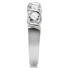 Load image into Gallery viewer, SS063 - Silver 925 Sterling Silver Ring with AAA Grade CZ  in Clear