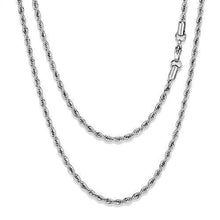 Load image into Gallery viewer, TK2434 - High polished (no plating) Stainless Steel Chain with No Stone