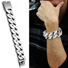 Load image into Gallery viewer, TK338 - High polished (no plating) Stainless Steel Bracelet with No Stone