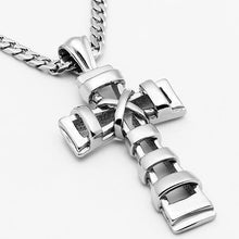 Load image into Gallery viewer, TK555 - High polished (no plating) Stainless Steel Necklace with No Stone