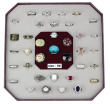 Load image into Gallery viewer, VK-003-SIZE6 - Assorted Brass Ring with Assorted  in Assorted