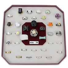 Load image into Gallery viewer, VK-005-SIZE7 - Assorted Brass Ring with Assorted  in Assorted