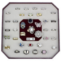 Load image into Gallery viewer, VK-012-SIZE6 - Assorted Brass Ring with Assorted  in Assorted