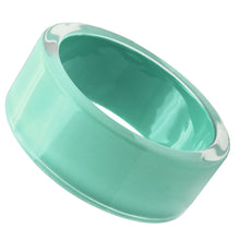 Load image into Gallery viewer, VL044 -  Resin Bangle with Synthetic Synthetic Stone in Emerald