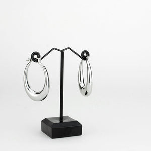 3W1749 - Imitation Rhodium Brass Earring with NoStone in No Stone