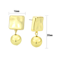 Load image into Gallery viewer, 3W1750G - Flash Gold Brass Earring with NoStone in No Stone