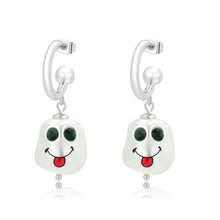 Load image into Gallery viewer, 3W1757 - Imitation Rhodium Brass Earring with Synthetic in MultiColor