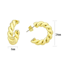 Load image into Gallery viewer, 3W1761G - Flash Gold Brass Earring with NoStone in No Stone