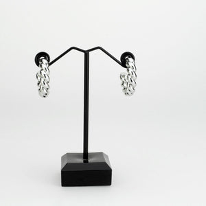 3W1761 - Imitation Rhodium Brass Earring with NoStone in No Stone