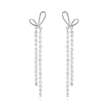 Load image into Gallery viewer, 3W1768 - Imitation Rhodium Brass Earring with Top Grade Crystal in Clear