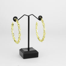 Load image into Gallery viewer, 3W1735G - Flash Gold Brass Earring with AAA Grade CZ in Clear