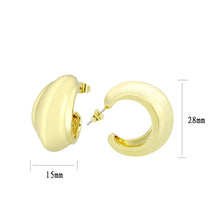 Load image into Gallery viewer, 3W1739G - Flash Gold Brass Earring with NoStone in No Stone