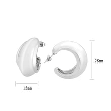 Load image into Gallery viewer, 3W1739 - Imitation Rhodium Brass Earring with NoStone in No Stone