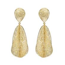 Load image into Gallery viewer, 4W002 - Earring, Brass, Imitation Gold, , No Stone