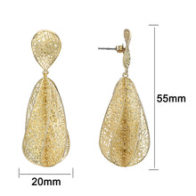 Load image into Gallery viewer, 4W002 - Earring, Brass, Imitation Gold, , No Stone