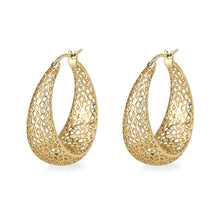 Load image into Gallery viewer, 4W017 - Earring, Brass, Imitation Gold, , No Stone