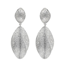 Load image into Gallery viewer, 4W022 - Earring, Brass, Imitation Rhodium, , No Stone