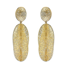 Load image into Gallery viewer, 4W026 - Earring, Brass, Imitation Gold, , No Stone
