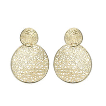 Load image into Gallery viewer, 4W029 - Earring, Brass, Imitation Gold, , No Stone