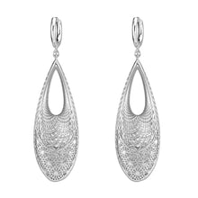 Load image into Gallery viewer, 4W031 - Earring, Brass, Imitation Rhodium , No Stone
