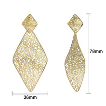 Load image into Gallery viewer, 4W035 - Earring, Brass, Imitation Gold, , No Stone