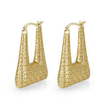 Load image into Gallery viewer, 4W053 - Earring, Brass, Imitation Gold , No Stone