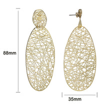 Load image into Gallery viewer, 4W062 - Earring, Brass, Imitation Gold Plated , No Stone