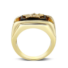 Load image into Gallery viewer, LO5M013 - IP Gold(Ion Brass Ring with Epoxy