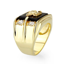 Load image into Gallery viewer, LO5M013 - IP Gold(Ion Brass Ring with Epoxy