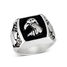 Load image into Gallery viewer, LO5M038-Rhodium Plated  Brass Ring with  No Stone